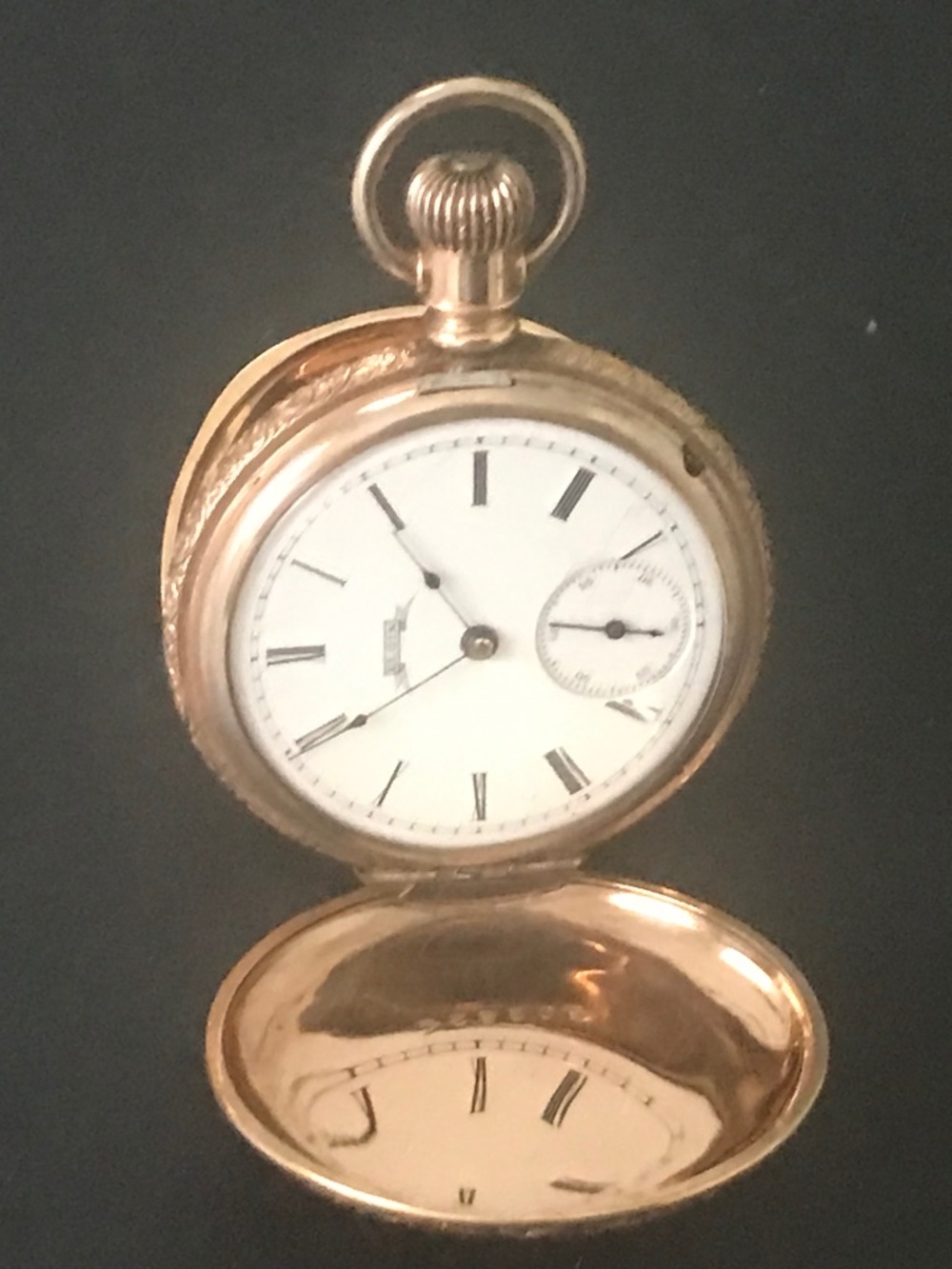 Antique 1893 Elgin Pocket Watch with Fahys Monarch #1 Case-Stunning Luster-Runs
